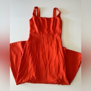 Anthropologie Vibrant Orange Knit Dress